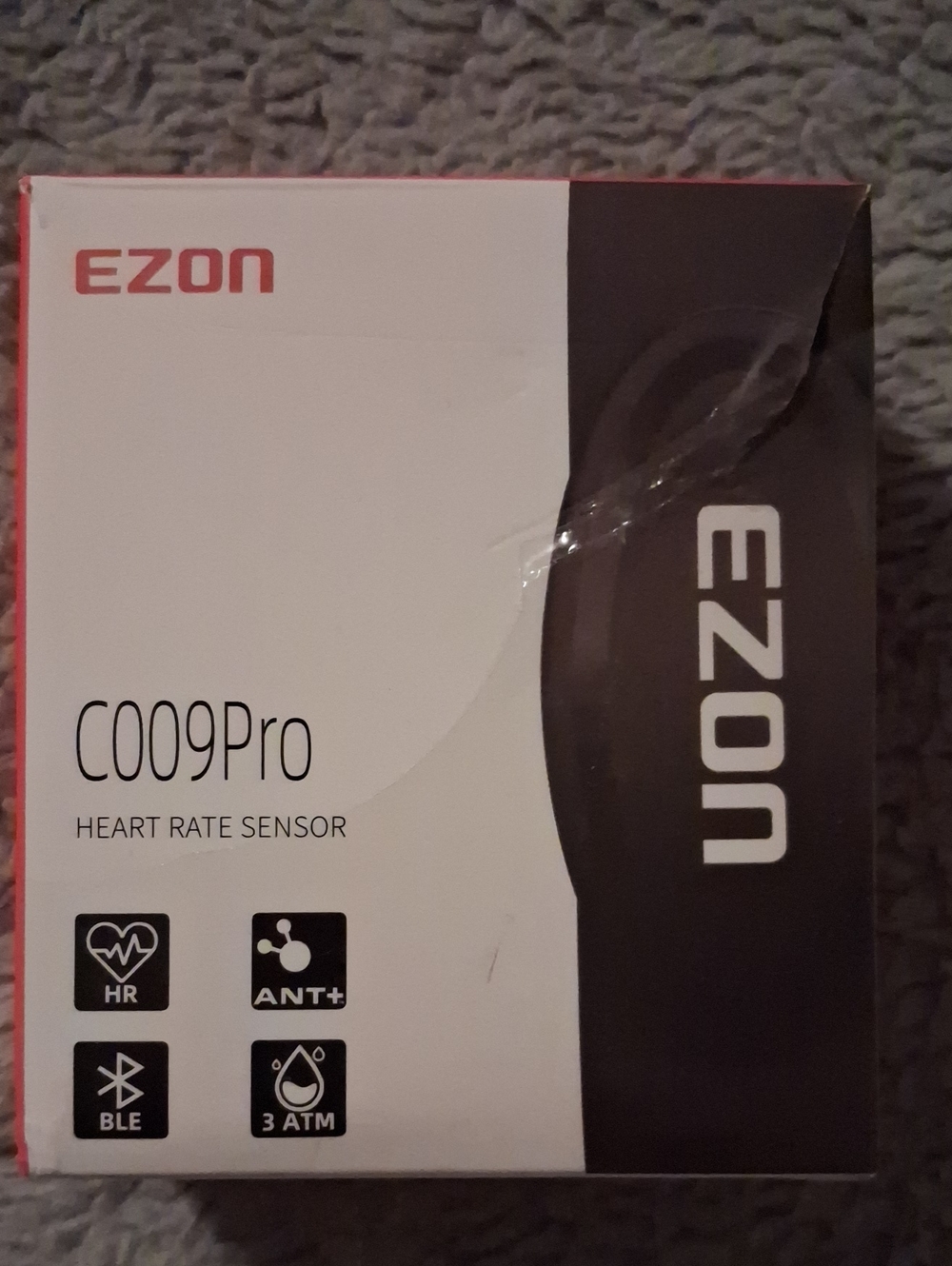 EZON C009Pro Heart Rate Sensor - Black & White